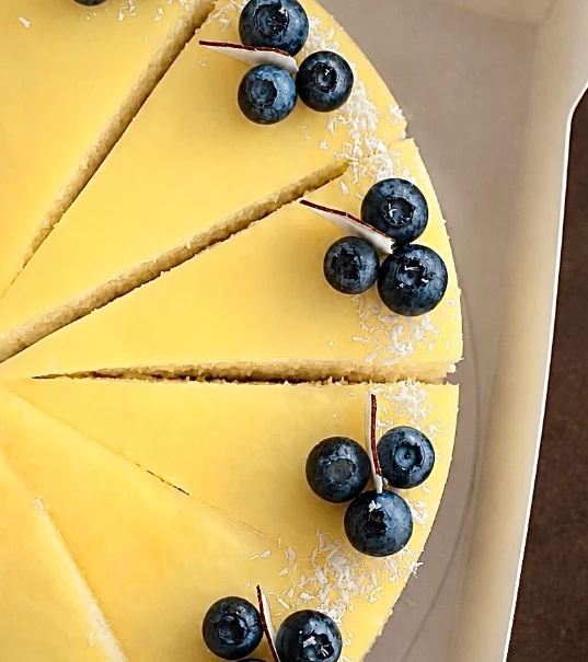 Kokos citrón cheesecake